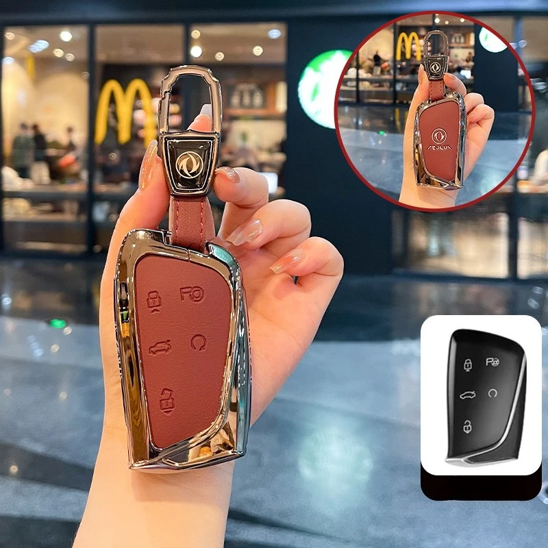 Premium Zinc Alloy Key Cover Case for Dongfeng Aeolus L7/SKY EV01/Haohan/Haoji/Shijie 06 (2026) - Protective Key Fob Shell
Premium Zinc Alloy Key Cover Case for Dongfeng Aeolus L7/SKY EV01/Haohan/Haoji/Shijie 06 (2026) - Protective Key Fob Shell
