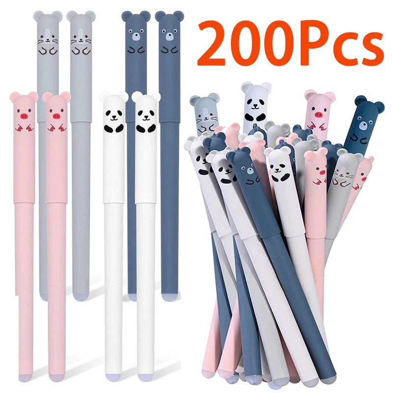 200Pcs Cute Erasable Pens Panda Pen Animal Ball Gel Ink Pen Suitable For Children's Office School Supplies
200Pcs Cute Erasable Pens Panda Pen Animal Ball Gel Ink Pen Suitable For Children's Office School Supplies