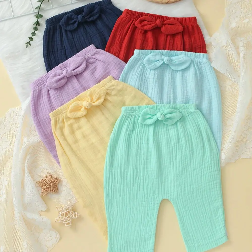 6 Pack Basic Pull-on Toddlers Pants for Boys and Girls, Comfortable Cotton Baby Leggings, Cute Bow Design
6 Pack Basic Pull-on Toddlers Pants for Boys and Girls, Comfortable Cotton Baby Leggings, Cute Bow Design