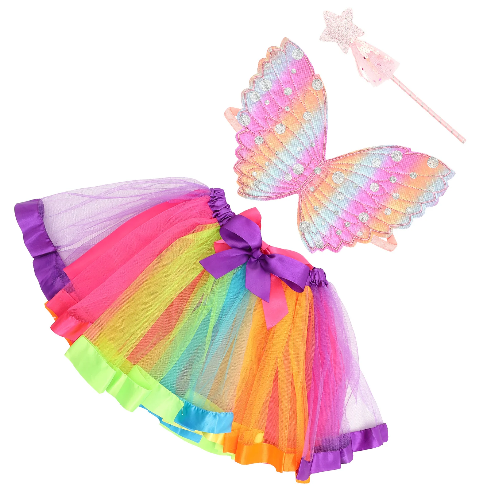 1Set Angel Costume Fairy Dress Up for Age 2-6 Halloween Party Cosplay Lovely Wand Outfit Angel Costume
1Set Angel Costume Fairy Dress Up for Age 2-6 Halloween Party Cosplay Lovely Wand Outfit Angel Costume