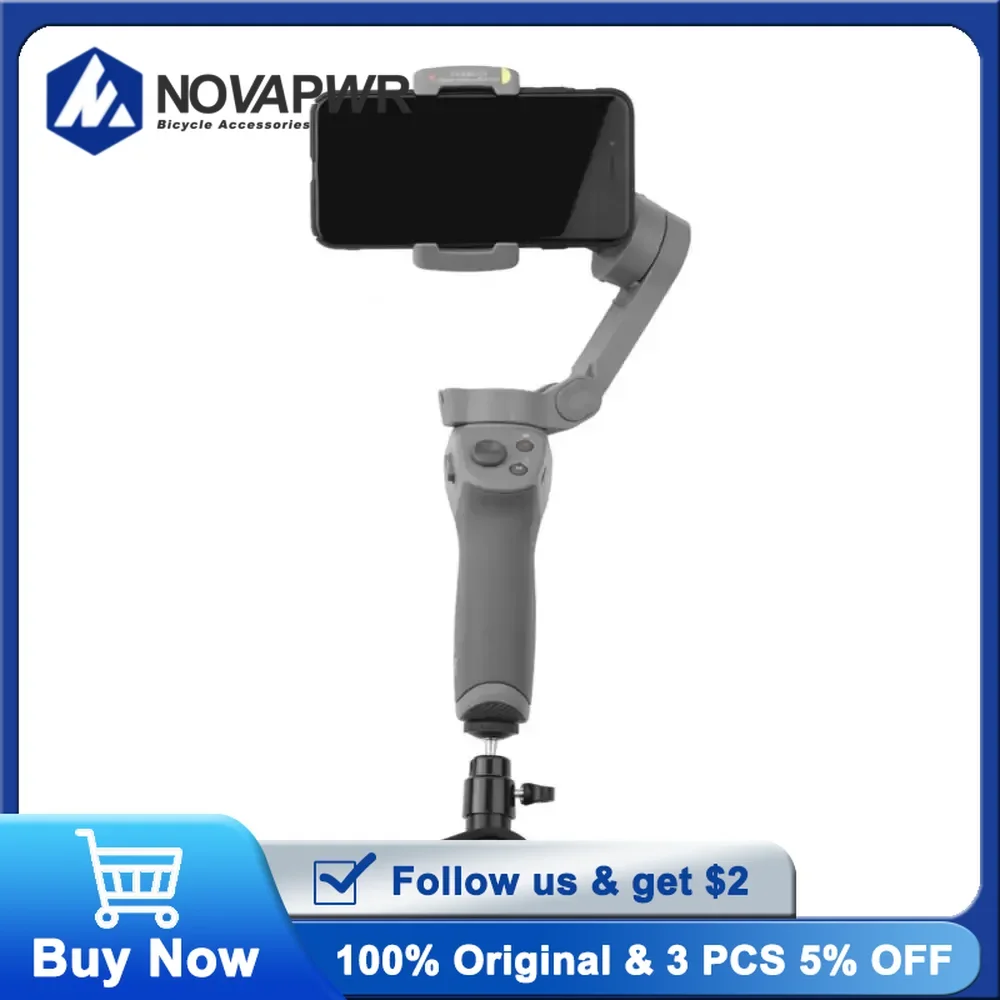 Bike Phone Holder, Gimbal Camera Mount for DJI OSMO Mobile 2/3, Adjustable Bicycle Stand & Stabilizer
Bike Phone Holder, Gimbal Camera Mount for DJI OSMO Mobile 2/3, Adjustable Bicycle Stand & Stabilizer