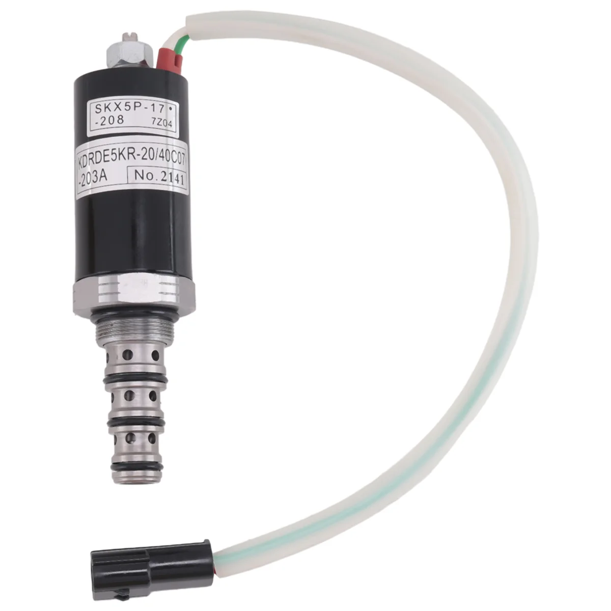 X-T Excavator Solenoid Valve 40C07-203A KDRDE5K-20 for Kobelco Excavator SK60-3 SK200-6E SK230-6E SK200-8 SK120 SK135 SK200
X-T Excavator Solenoid Valve 40C07-203A KDRDE5K-20 for Kobelco Excavator SK60-3 SK200-6E SK230-6E SK200-8 SK120 SK135 SK200