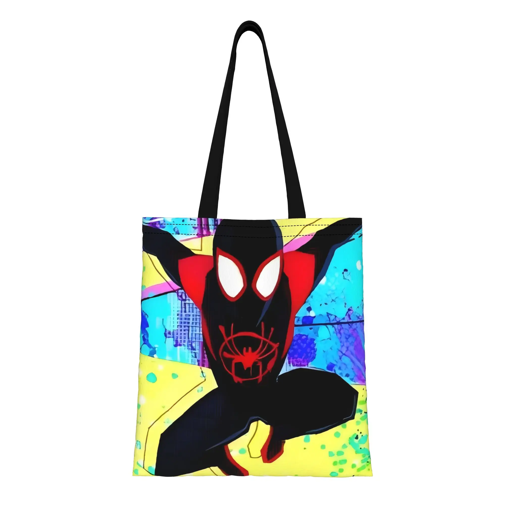 Spider Man Into the Spider Verse Marvel Canvas Tote Bag Perfect for Travel Women's Top-Handle Bags
Spider Man Into the Spider Verse Marvel Canvas Tote Bag Perfect for Travel Women's Top-Handle Bags