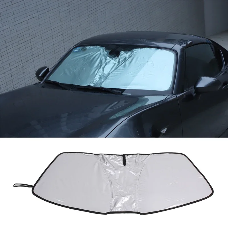 For Mazda MX-5 ND 2016-2024 Cloth Silver Car Front Windshield Sunshade Sun Protection Visor Sunshade Car Accessories
For Mazda MX-5 ND 2016-2024 Cloth Silver Car Front Windshield Sunshade Sun Protection Visor Sunshade Car Accessories
