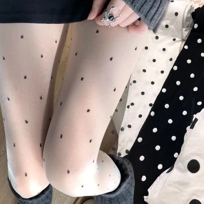 Vintage Polka Dot Sheer Tights for Women Ultra Thin Translucent Elastic Slimming Sexy Pantyhose Comfortable Stockings Hosiery
Vintage Polka Dot Sheer Tights for Women Ultra Thin Translucent Elastic Slimming Sexy Pantyhose Comfortable Stockings Hosiery