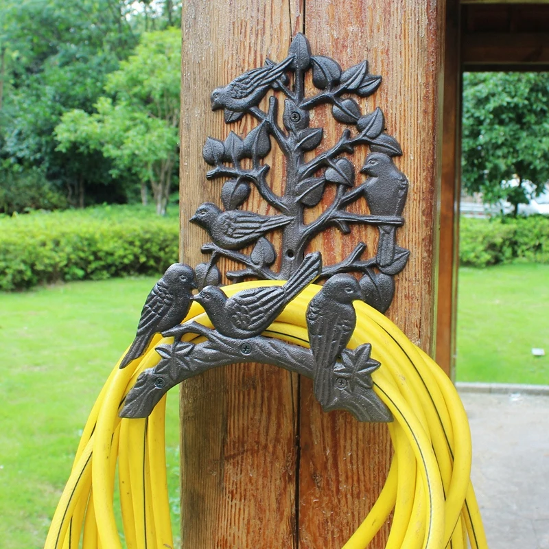 Hose Holder Cast Iron Birds On Tree Garden Hose Hanger Storage Rack Decorative Hose Reel Stand Ornate Wall Mounted Vintage Metal
Hose Holder Cast Iron Birds On Tree Garden Hose Hanger Storage Rack Decorative Hose Reel Stand Ornate Wall Mounted Vintage Metal