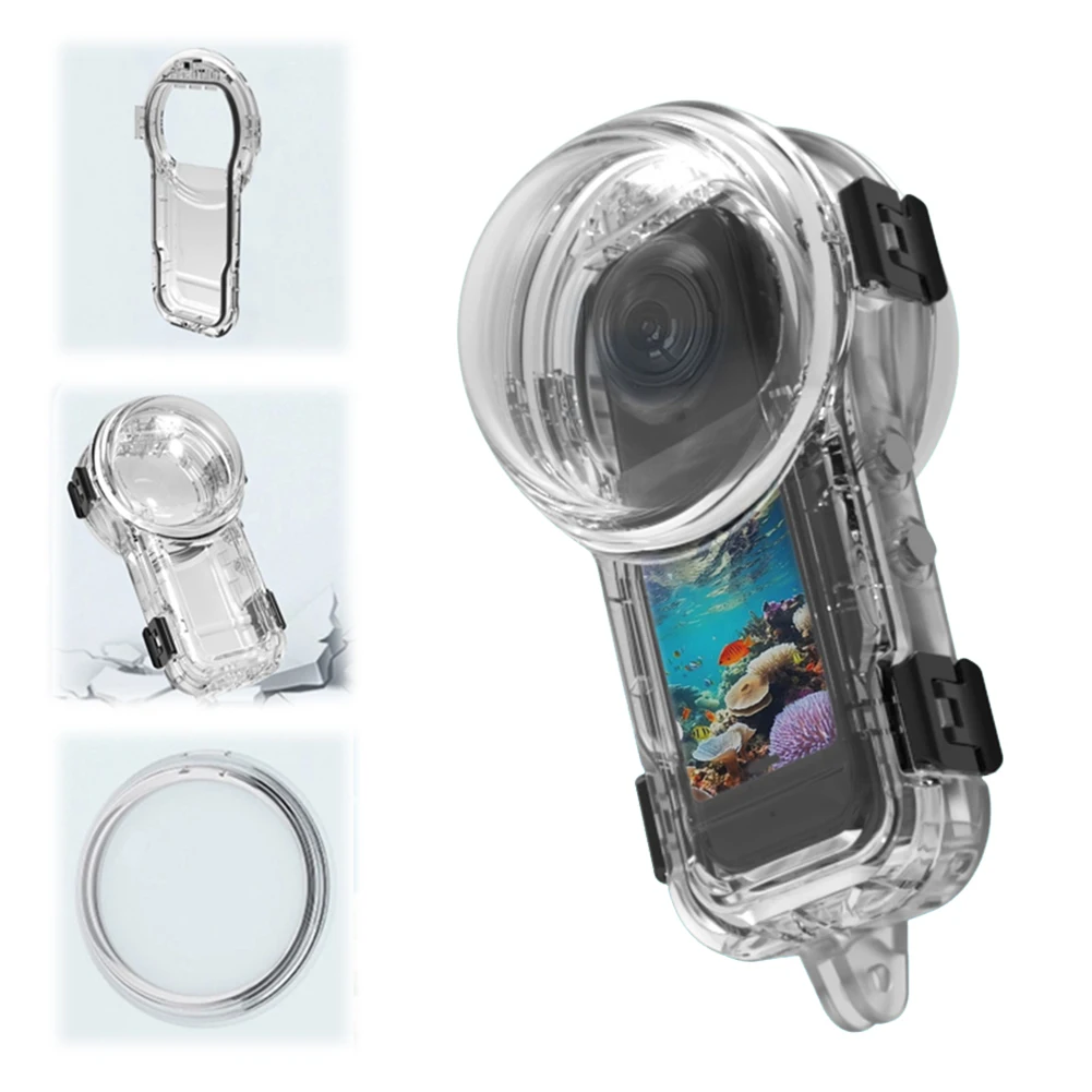 Dive Housing 60m Waterproof Dive Case Anti Scratch Underwater Protector for Insta 360 X5 Camera Accessories
Dive Housing 60m Waterproof Dive Case Anti Scratch Underwater Protector for Insta 360 X5 Camera Accessories
