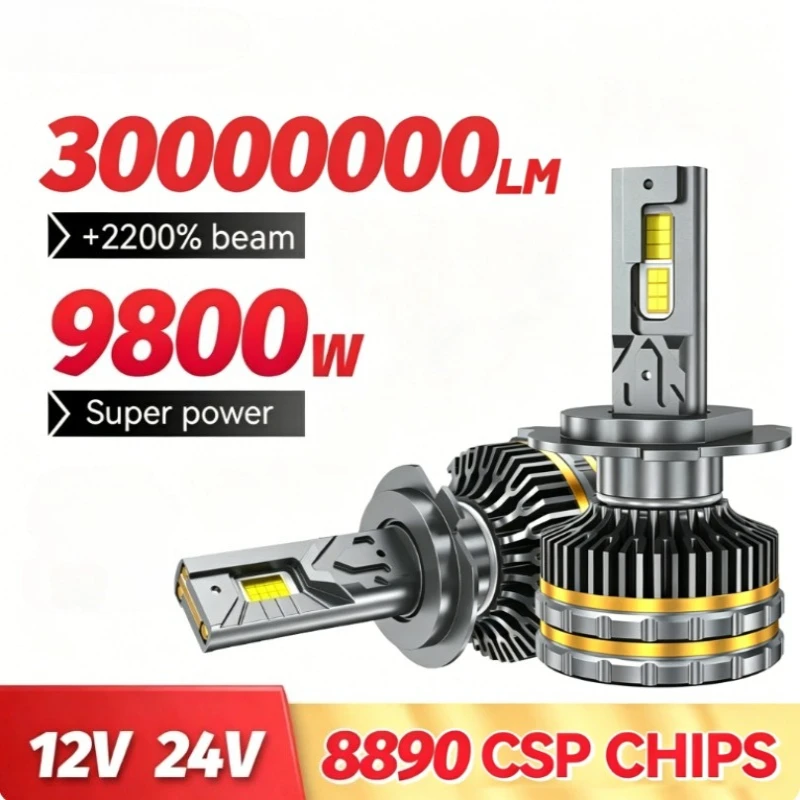 H7 LED Headlight Bulb Canbus H4 H1 LED H8 H9 H11 9005 9006 9012 HB3 HB4 Auto Headlamp Fog Lights 6000K 12V/24V Car accessories
H7 LED Headlight Bulb Canbus H4 H1 LED H8 H9 H11 9005 9006 9012 HB3 HB4 Auto Headlamp Fog Lights 6000K 12V/24V Car accessories
