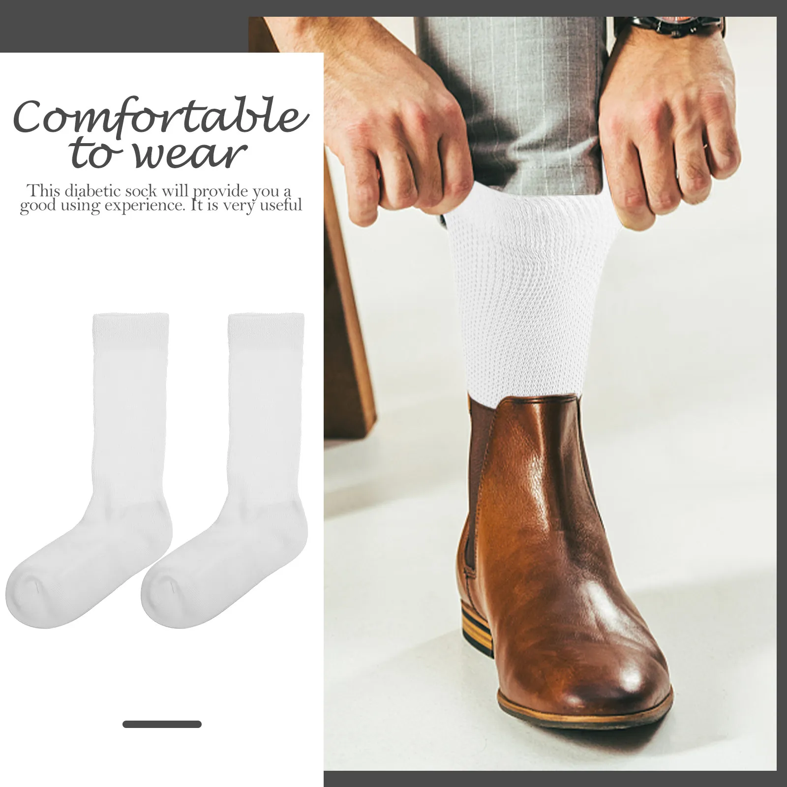 4Pcs Cotton for Men Non-Binding Warm Hospital Socks Winter Cold
4Pcs Cotton for Men Non-Binding Warm Hospital Socks Winter Cold