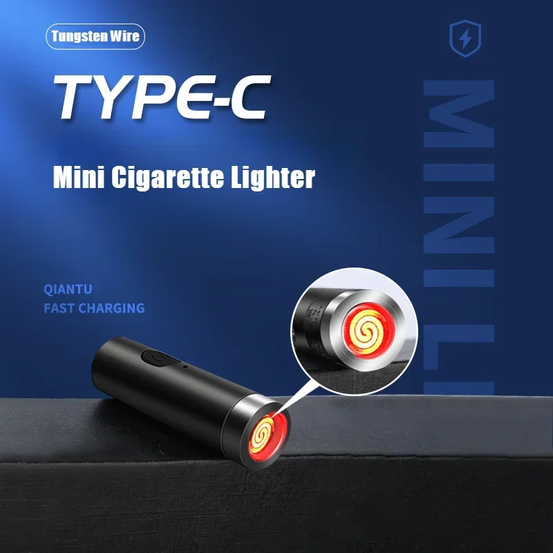 Mini Lighter Type-C Plug-in Windproof Outdoor Car Cigarette Lighters&Smoking Accessorie Ignition 10000 Times Factory Direct Sale
Mini Lighter Type-C Plug-in Windproof Outdoor Car Cigarette Lighters&Smoking Accessorie Ignition 10000 Times Factory Direct Sale