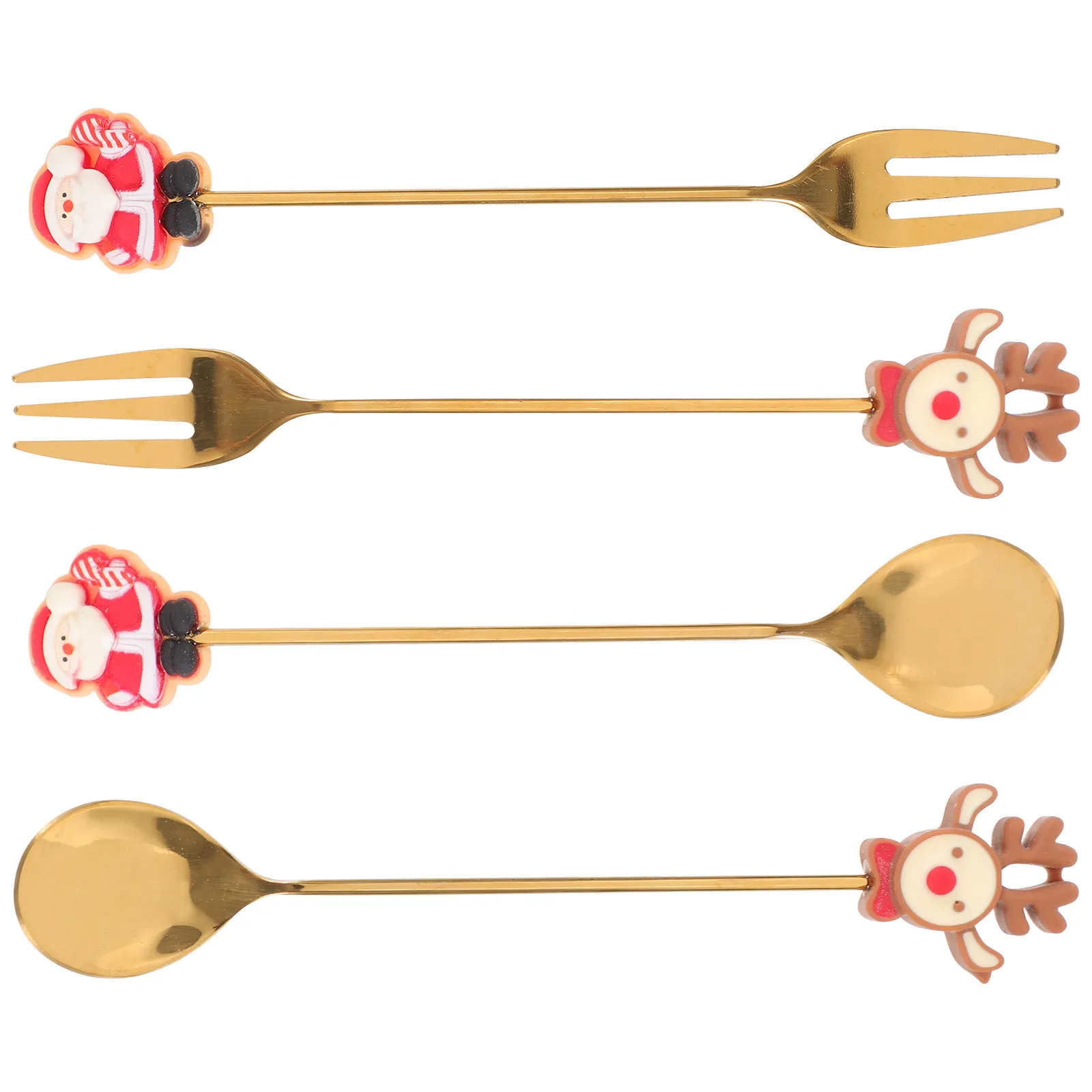 1Set Christmas Cutlery Kit Cute Xmas Flatware Set Stainless Steel Round Edge Spoon Fork Teaspoon Mixing Spoon Home Decor Kitchen
1Set Christmas Cutlery Kit Cute Xmas Flatware Set Stainless Steel Round Edge Spoon Fork Teaspoon Mixing Spoon Home Decor Kitchen