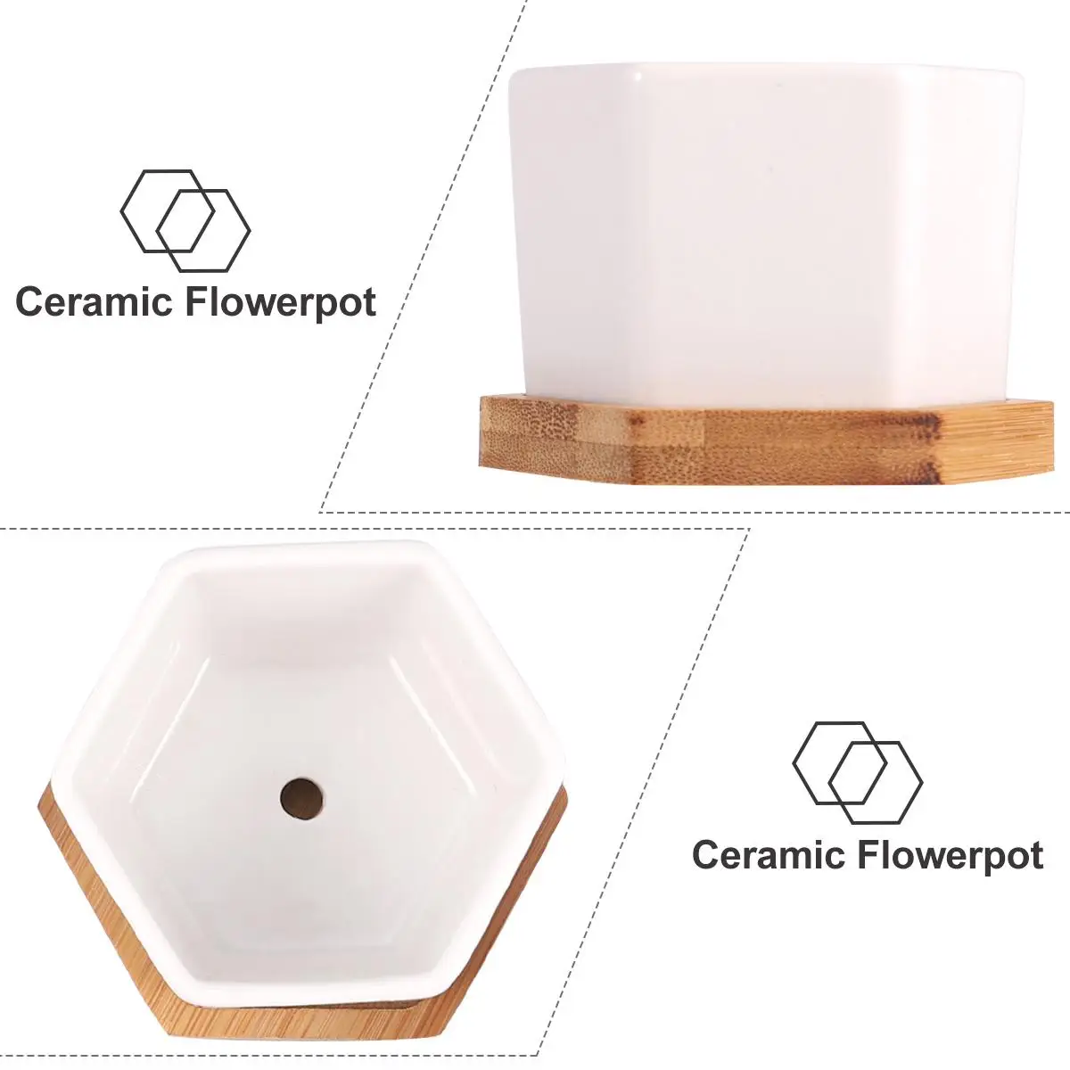 12 Pcs Decoration Ceramic Succulent Flower Pot Mini Pots Plant Plants Planter White
12 Pcs Decoration Ceramic Succulent Flower Pot Mini Pots Plant Plants Planter White