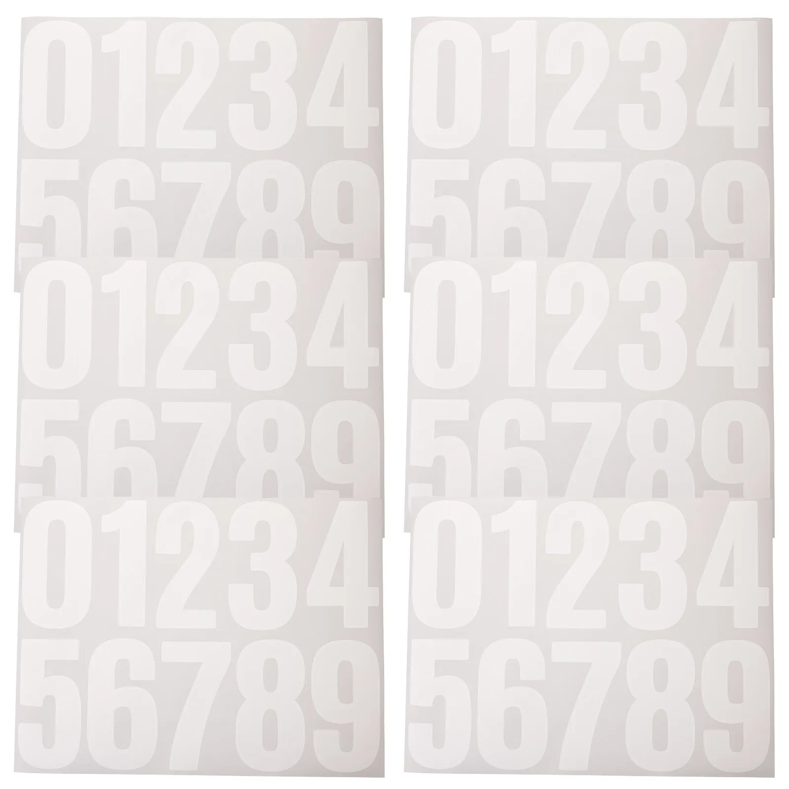 6 Sheets Heavy-Duty Number Stickers Adhesive Outdoor-Grade Self-Stick Digits for Bins Mailboxes House Numbers Address Signs
6 Sheets Heavy-Duty Number Stickers Adhesive Outdoor-Grade Self-Stick Digits for Bins Mailboxes House Numbers Address Signs