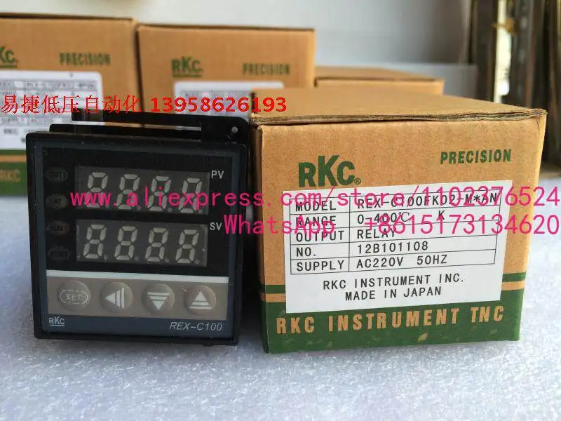 REX-C100 FK02-M*AN Intelligent Temperature Controller K-type Relay Output
REX-C100 FK02-M*AN Intelligent Temperature Controller K-type Relay Output