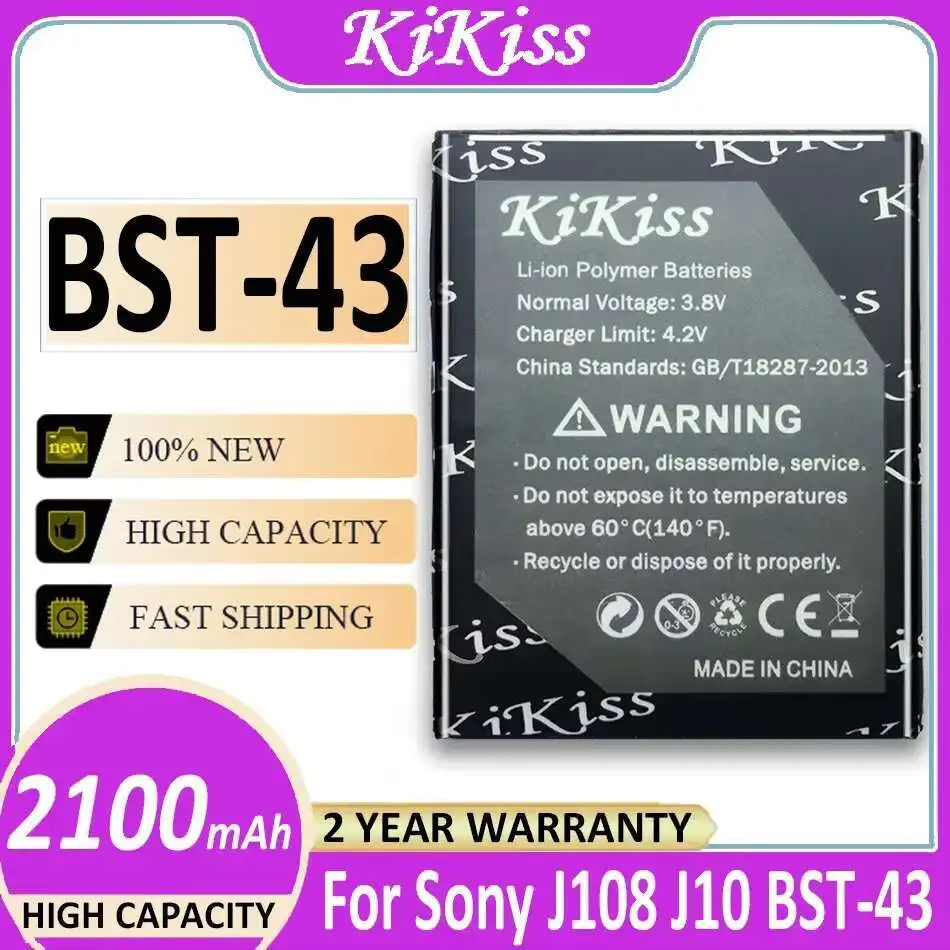 Аккумулятор мобильного телефона Bst-43 2100 мАч для Sony Ericsson J108 J10 J20 S001 U100 WT13I Yari U100i J108i Bst 43
Аккумулятор мобильного телефона Bst-43 2100 мАч для Sony Ericsson J108 J10 J20 S001 U100 WT13I Yari U100i J108i Bst 43
