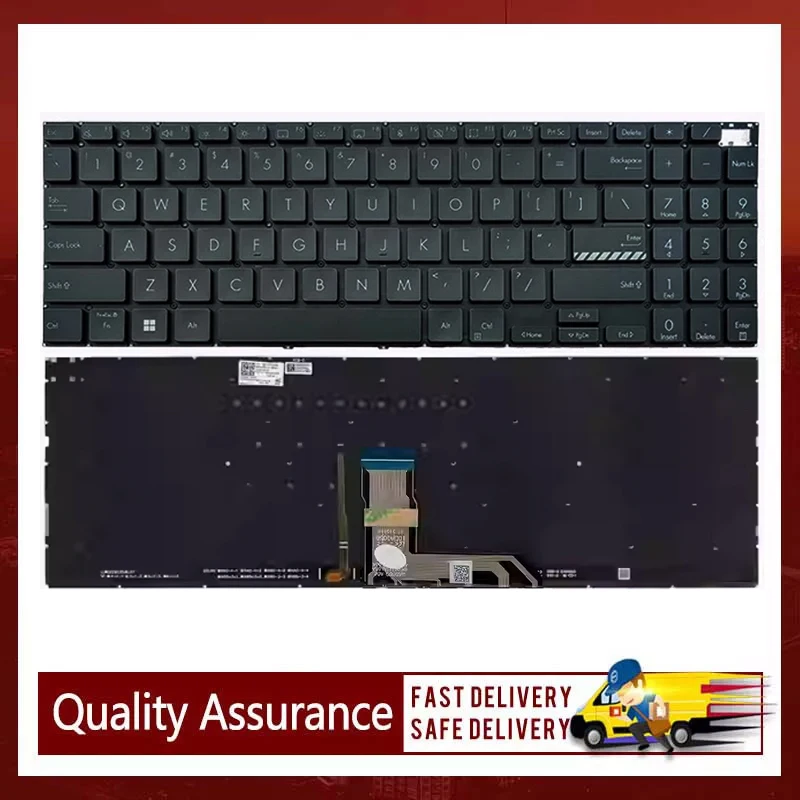 Brand-New laptop keyboard For ASUS Pro15 M3500 M7600 M6500R K6500 K3500 X3500 US black With backlight
Brand-New laptop keyboard For ASUS Pro15 M3500 M7600 M6500R K6500 K3500 X3500 US black With backlight