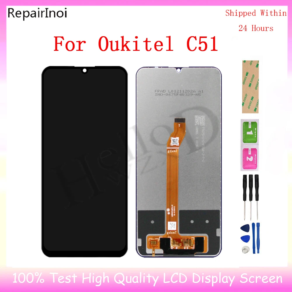 Новый протестированный ЖК-дисплей для Oukitel C51, ЖК-сенсорный экран, полноэкранный дисплей, сменный экран в сборе
Новый протестированный ЖК-дисплей для Oukitel C51, ЖК-сенсорный экран, полноэкранный дисплей, сменный экран в сборе