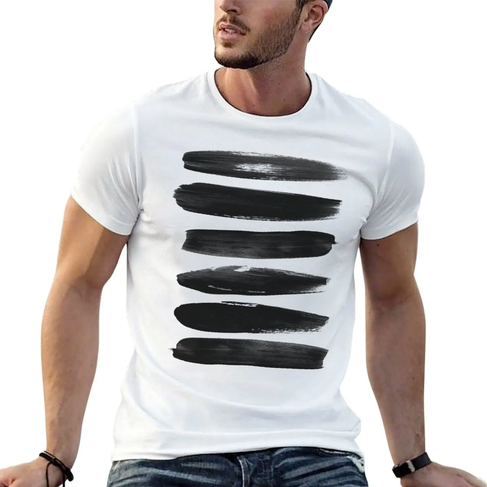 Black Paint Brush Strokes T-Shirt t shirt for man t shirt man cotton man t shirt cotton T-shirt
Black Paint Brush Strokes T-Shirt t shirt for man t shirt man cotton man t shirt cotton T-shirt