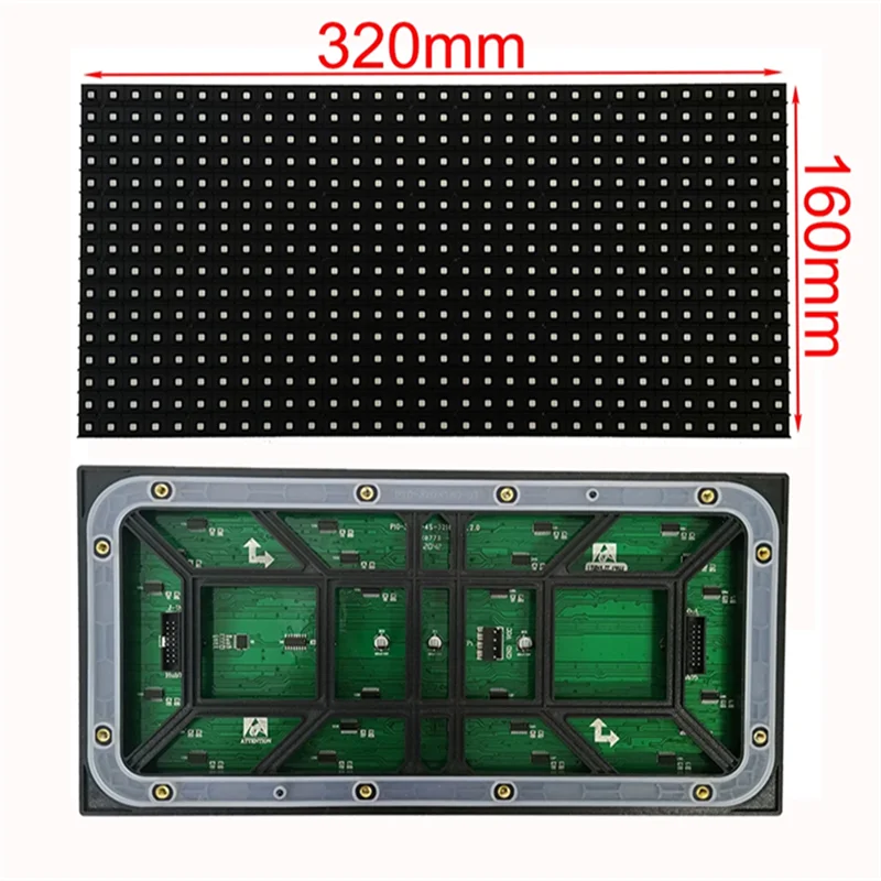 P4 Outdoor SMD 320x160 mm LED Display Module 1 / 10 Scan RGB SMD P4 full-color LED display module
P4 Outdoor SMD 320x160 mm LED Display Module 1 / 10 Scan RGB SMD P4 full-color LED display module