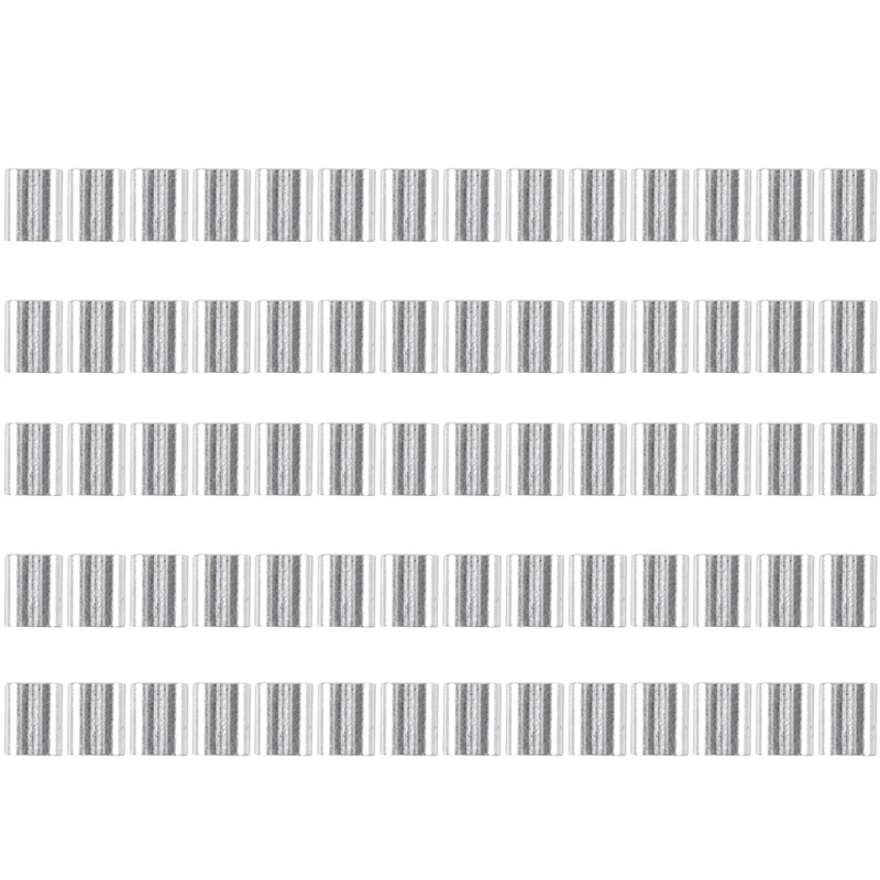 120X Aluminum Crimping Loop Sleeve For 2Mm Diameter Wire Rope And Cable
120X Aluminum Crimping Loop Sleeve For 2Mm Diameter Wire Rope And Cable