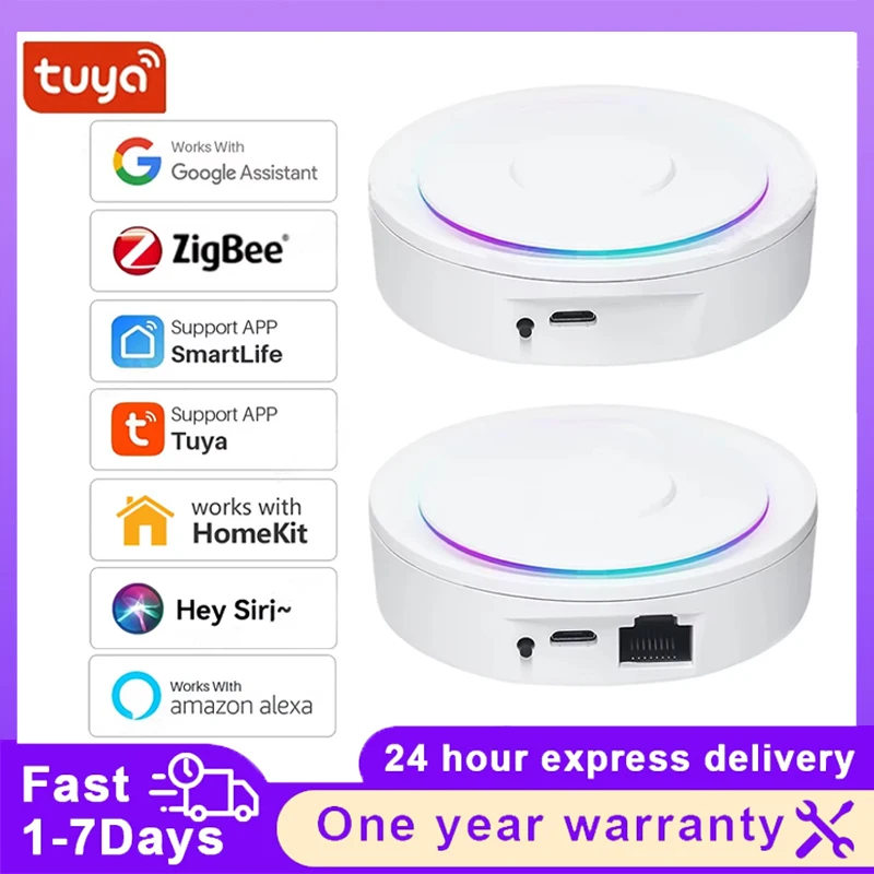 Tuya Smart ZigBee Беспроводной/проводной шлюз-концентратор Мост Удаленные устройства связи Wi-Fi Хост центрального управления работает с приложением Smart Life
Tuya Smart ZigBee Беспроводной/проводной шлюз-концентратор Мост Удаленные устройства связи Wi-Fi Хост центрального управления работает с приложением Smart Life