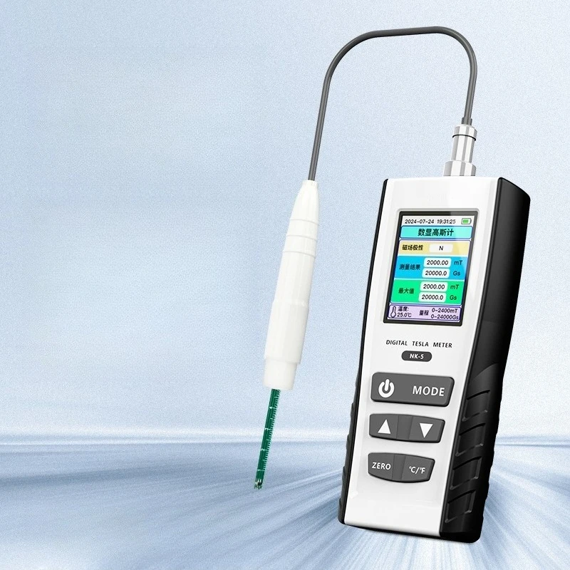 Gaussian Meter Magnetic Field Strength Tester, Handheld Meter High Precision Magnetometer
Gaussian Meter Magnetic Field Strength Tester, Handheld Meter High Precision Magnetometer