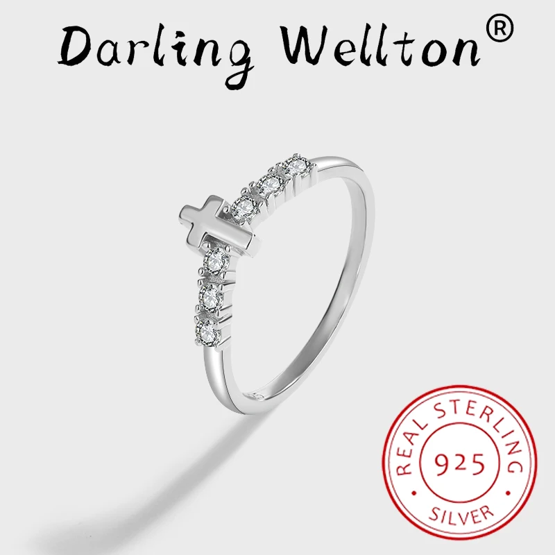 2024 NEW Classic Cross Full Of Diamonds RIng For Women Geometry100% Original Sterling Silver Engagement Bridal Gift Jewelry 
2024 NEW Classic Cross Full Of Diamonds RIng For Women Geometry100% Original Sterling Silver Engagement Bridal Gift Jewelry