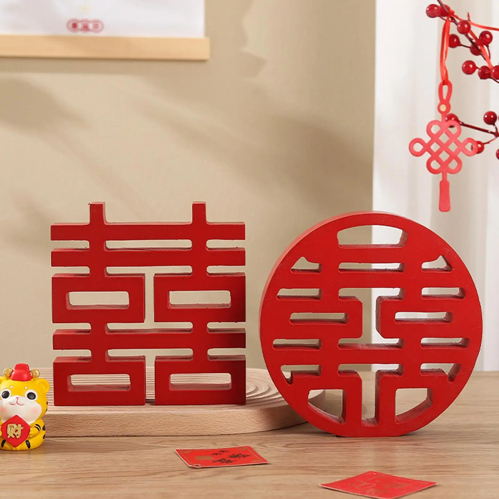 Traditional Chinese Red Mounted Wooden Decorations Creative DIY Decorative Exquisite Living Room Decoration
Traditional Chinese Red Mounted Wooden Decorations Creative DIY Decorative Exquisite Living Room Decoration
