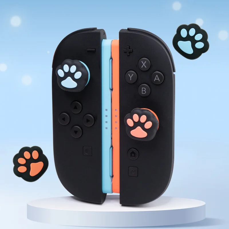 Cat Paw Silicone Thumb Grips for Switch 2 Joy-Con - Anti-Wear Joystick Caps (4-Pack),NS2 Protective Joystick Caps
Cat Paw Silicone Thumb Grips for Switch 2 Joy-Con - Anti-Wear Joystick Caps (4-Pack),NS2 Protective Joystick Caps