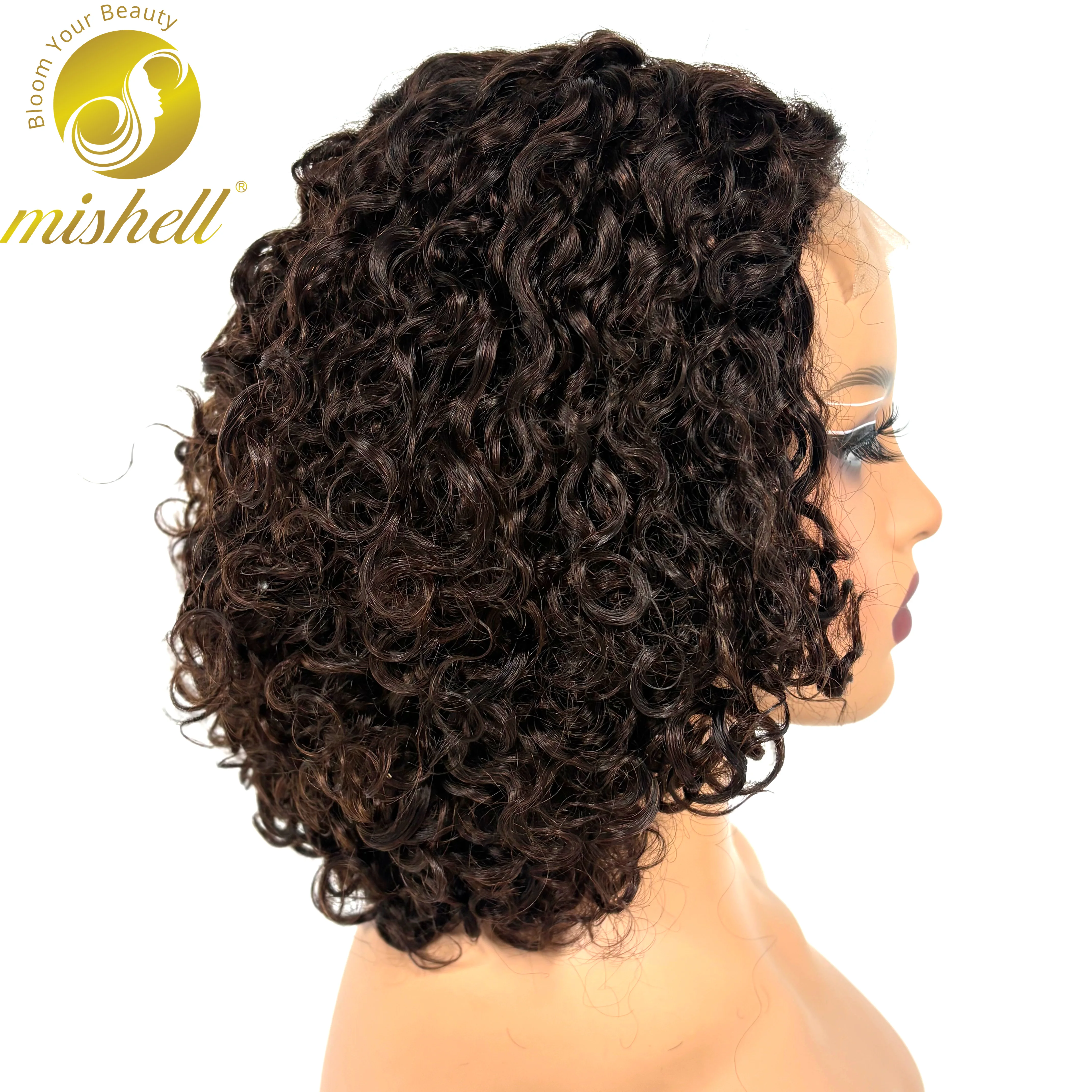12Inch Colored Kinky Curly Bob Wig Human Hair Wigs 280% 5x5 Transparent Lace Closure Jerry Curly Hair Wigs For Black Women
12Inch Colored Kinky Curly Bob Wig Human Hair Wigs 280% 5x5 Transparent Lace Closure Jerry Curly Hair Wigs For Black Women