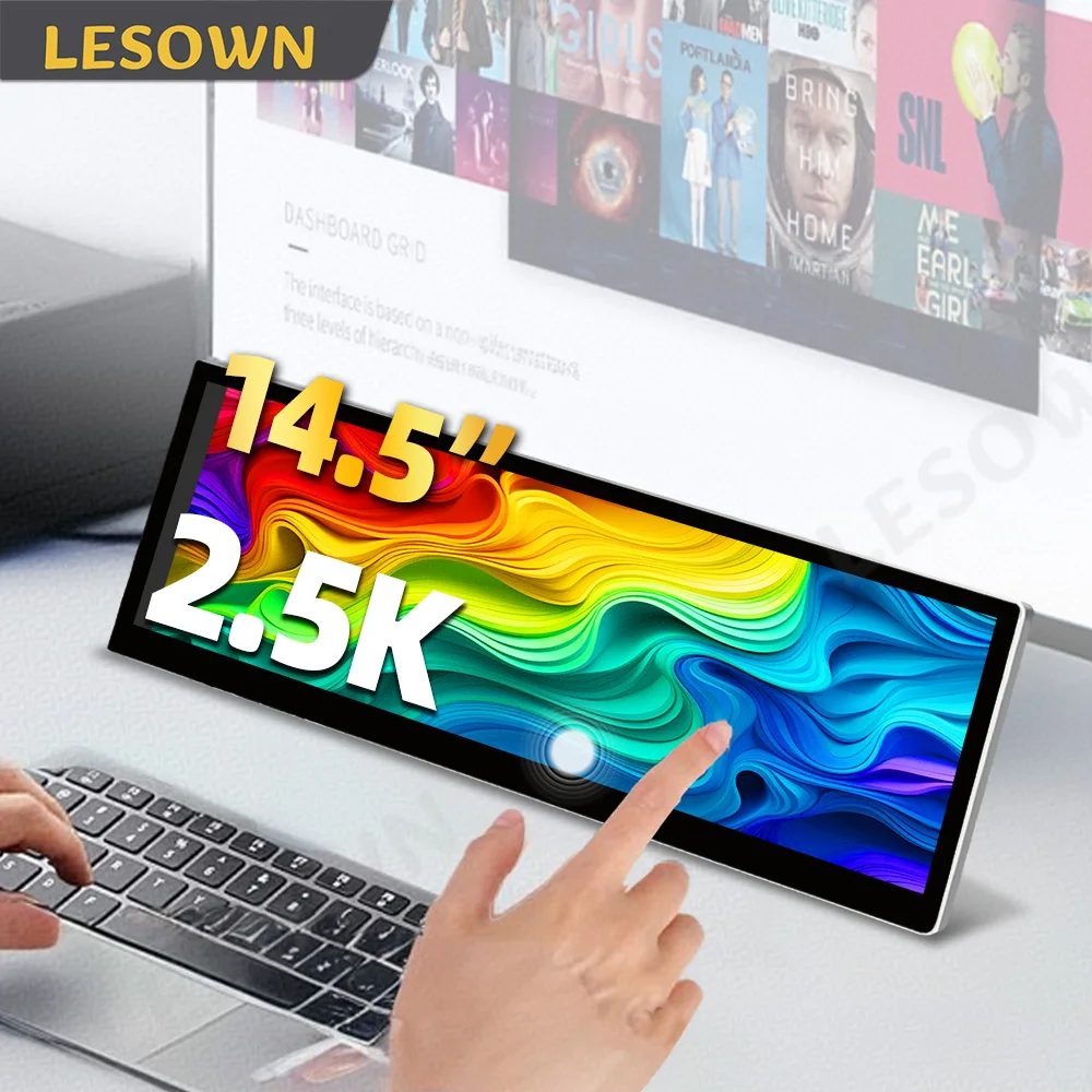 LESOWN 14,5-дюймовый портативный монитор с растягивающимся дисплеем и горизонтальной планкой для игровых ноутбуков и дополнительного экрана для путешествий
LESOWN 14,5-дюймовый портативный монитор с растягивающимся дисплеем и горизонтальной планкой для игровых ноутбуков и дополнительного экрана для путешествий