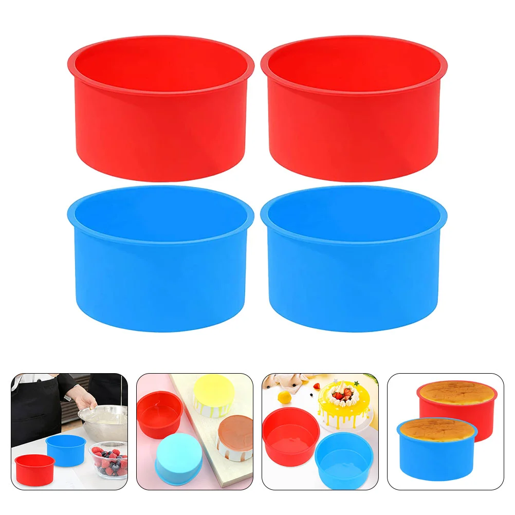 Baking Pan 4 Inch Silicone Bakeware Cookie Stencils Multi-function Chocolate Mold Cheese Mousse Molds Dish
Baking Pan 4 Inch Silicone Bakeware Cookie Stencils Multi-function Chocolate Mold Cheese Mousse Molds Dish