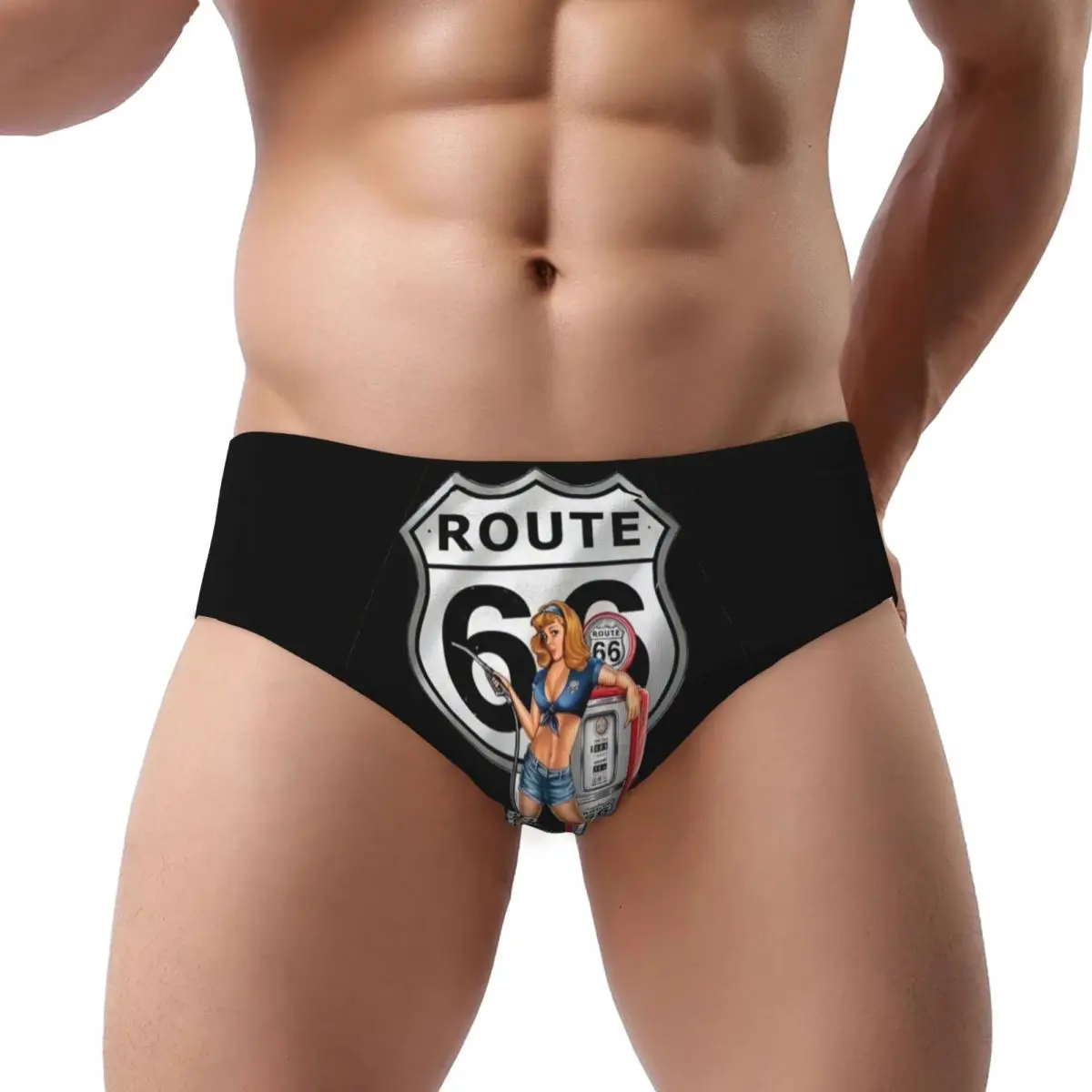 Custom Route 66 Gas Station Pin Up Men's Briefs Panties Men Breathable Fill Her Up Underwear Underpants
Custom Route 66 Gas Station Pin Up Men's Briefs Panties Men Breathable Fill Her Up Underwear Underpants