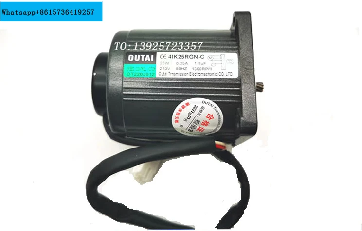 25W speed regulation mask machine motor 4IK25RGN-C OUTAI with 4GN gear reduction motor speed regulation motor
25W speed regulation mask machine motor 4IK25RGN-C OUTAI with 4GN gear reduction motor speed regulation motor