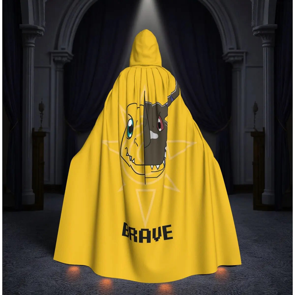 Длинный плащ Digimon Brave с капюшоном, средневековый костюм ведьмы, накидка для косплея, плащ на Хэллоуин, унисекс для взрослых
Длинный плащ Digimon Brave с капюшоном, средневековый костюм ведьмы, накидка для косплея, плащ на Хэллоуин, унисекс для взрослых