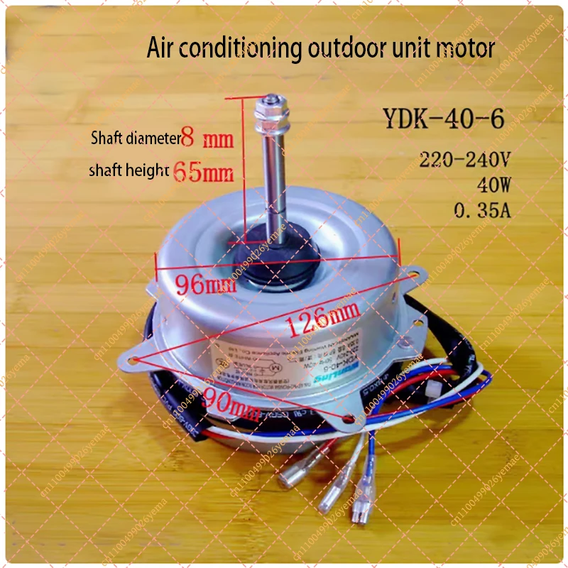 YDK-40-6 Universal Air Conditioner Outdoor Fan Motor, 1HP 1.5P Forward and Reverse Rotation Motor
YDK-40-6 Universal Air Conditioner Outdoor Fan Motor, 1HP 1.5P Forward and Reverse Rotation Motor