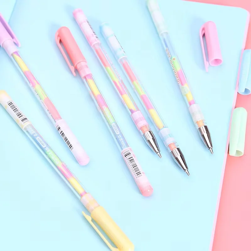 6Pcs/Set 0.8mm Rainbow Gel Pen Multi Color Ball Point Pen Fluorescence Highlighter for Office School Supplies Kids Writing Pens
6Pcs/Set 0.8mm Rainbow Gel Pen Multi Color Ball Point Pen Fluorescence Highlighter for Office School Supplies Kids Writing Pens