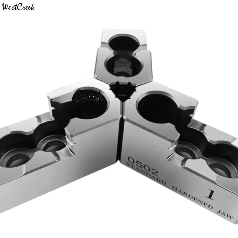 WESTCREEK New High Precision Standard5 6 8 10 Inches Hydraulic Hard Claw Three Jaw Chuck Strong Step Claws for CNC Lathe Machine
WESTCREEK New High Precision Standard5 6 8 10 Inches Hydraulic Hard Claw Three Jaw Chuck Strong Step Claws for CNC Lathe Machine