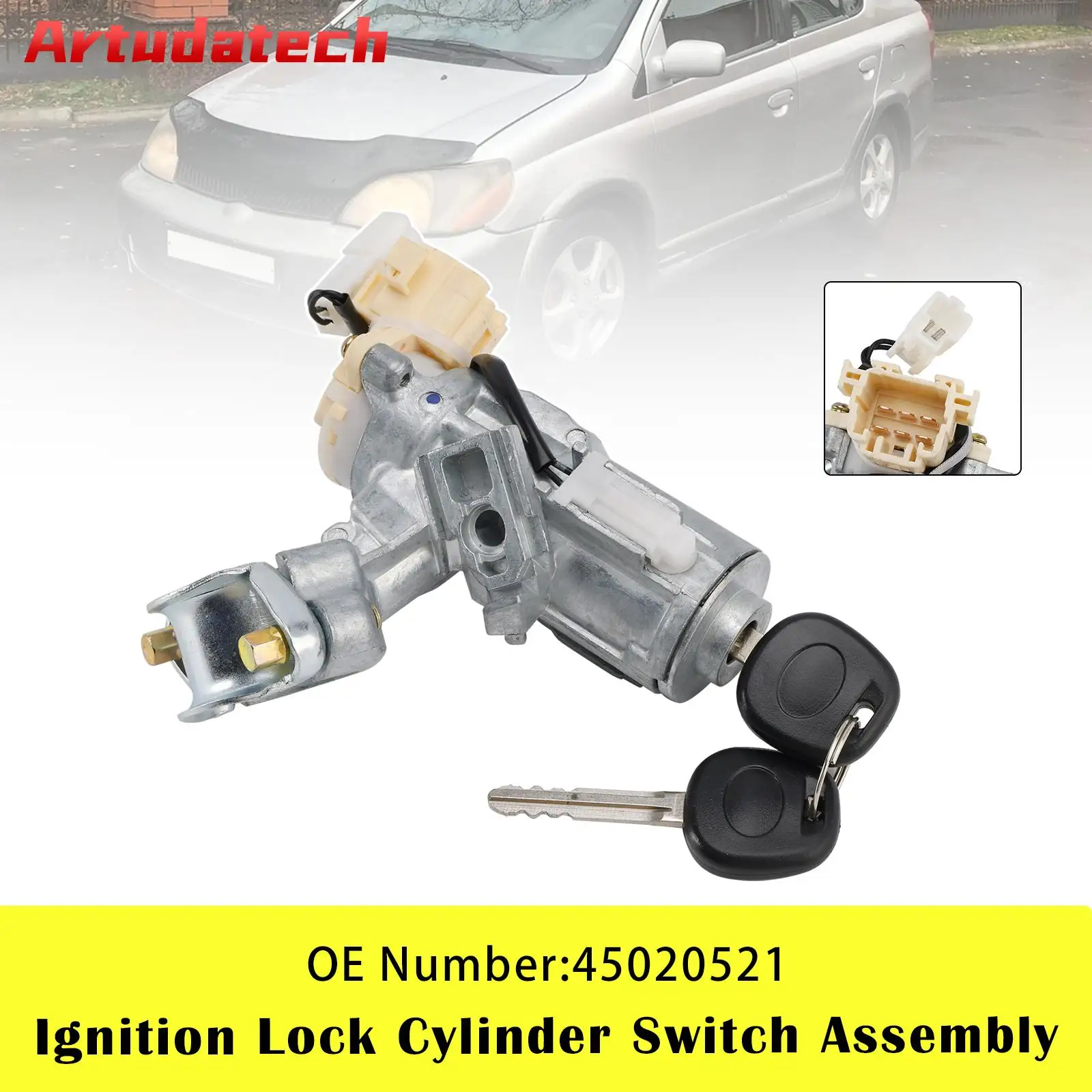 Artudatech Ignition Lock Cylinder Switch Assembly 45020521 For Toyota Echo 2000 2001 2002 2003 2004 2005
Artudatech Ignition Lock Cylinder Switch Assembly 45020521 For Toyota Echo 2000 2001 2002 2003 2004 2005
