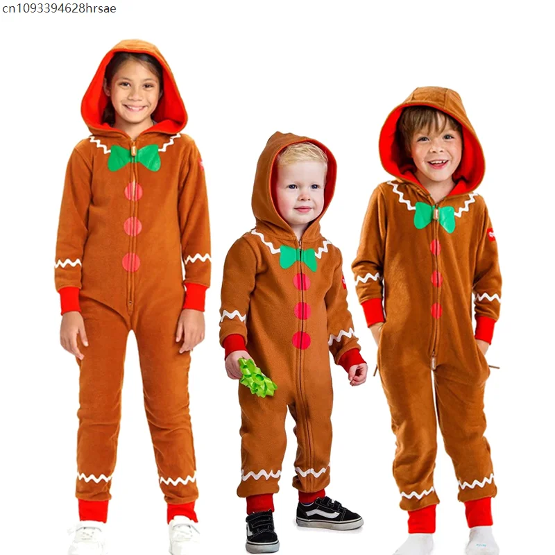Boy Gingerbread Onesie Halloween Fancy Dress Up Child Xmas Cookie Jumpsuit Girl Christmas Gingerbread Costume
Boy Gingerbread Onesie Halloween Fancy Dress Up Child Xmas Cookie Jumpsuit Girl Christmas Gingerbread Costume
