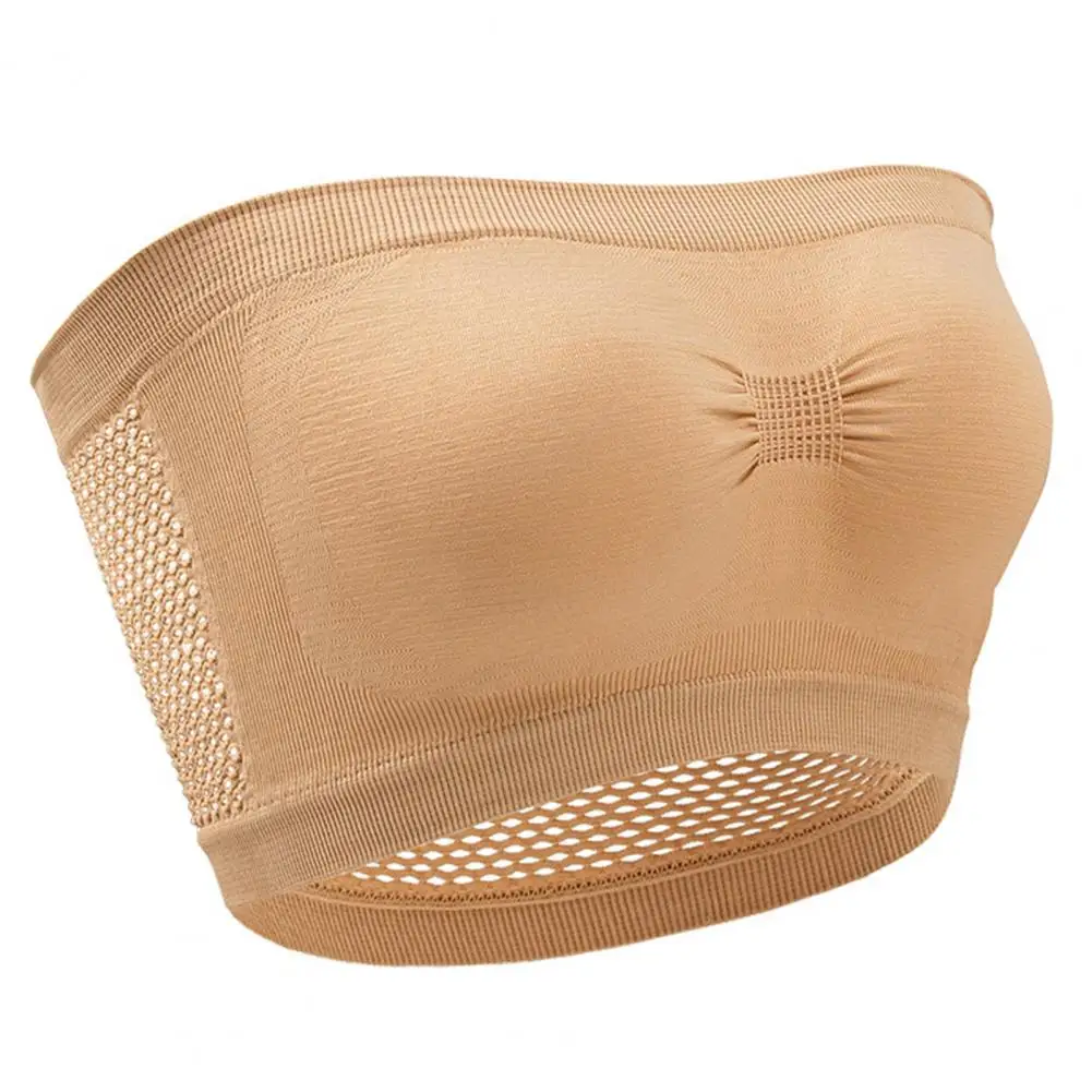 Tube Top Bra Wireless Anti-slip Push Up Bandeau Bra with Removable Pads for Women Tube Top Underwear with Solid Color Elastic
Tube Top Bra Wireless Anti-slip Push Up Bandeau Bra with Removable Pads for Women Tube Top Underwear with Solid Color Elastic