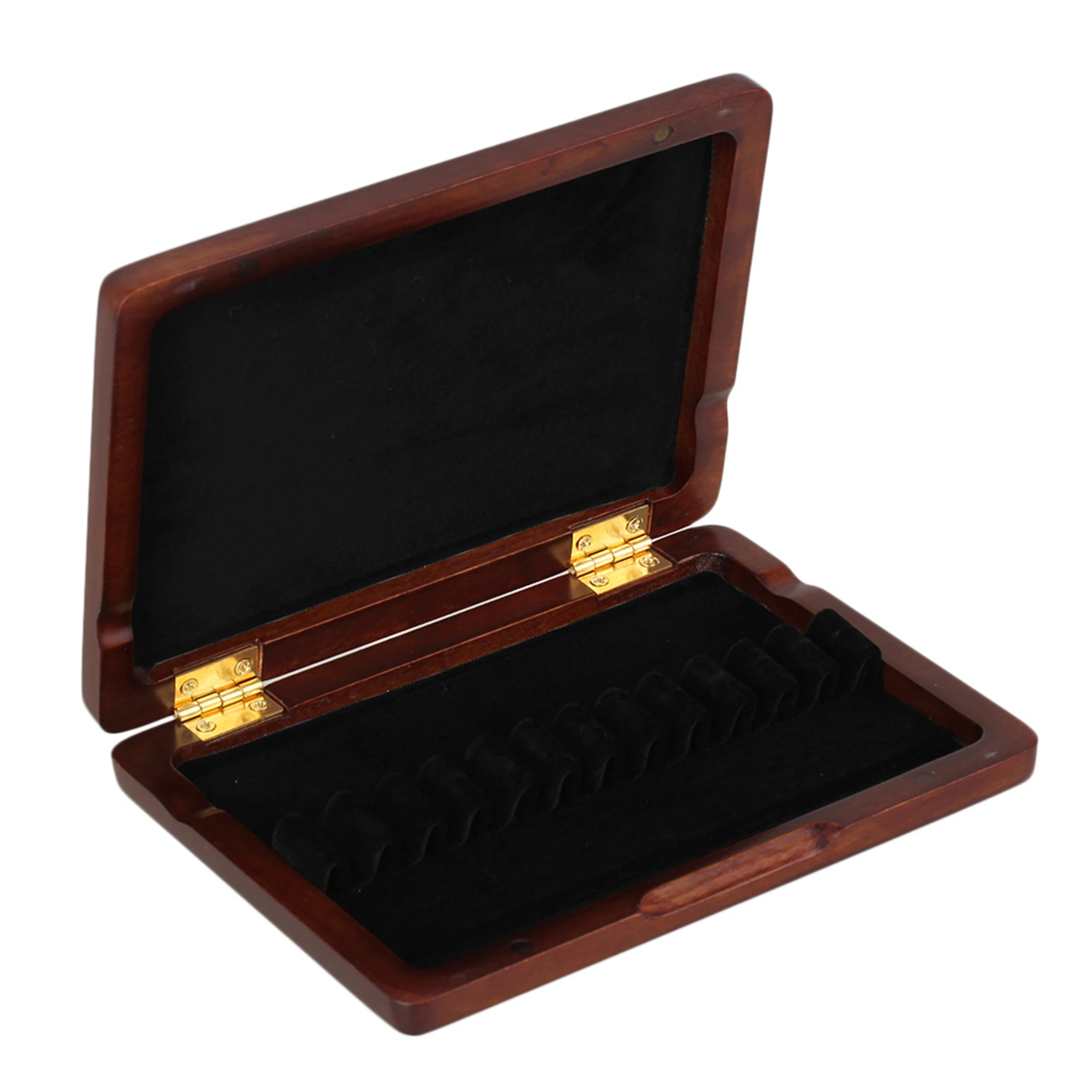130x95x20mm Maroon Solid Wooden 12pcs Oboe Reeds Case.
130x95x20mm Maroon Solid Wooden 12pcs Oboe Reeds Case.