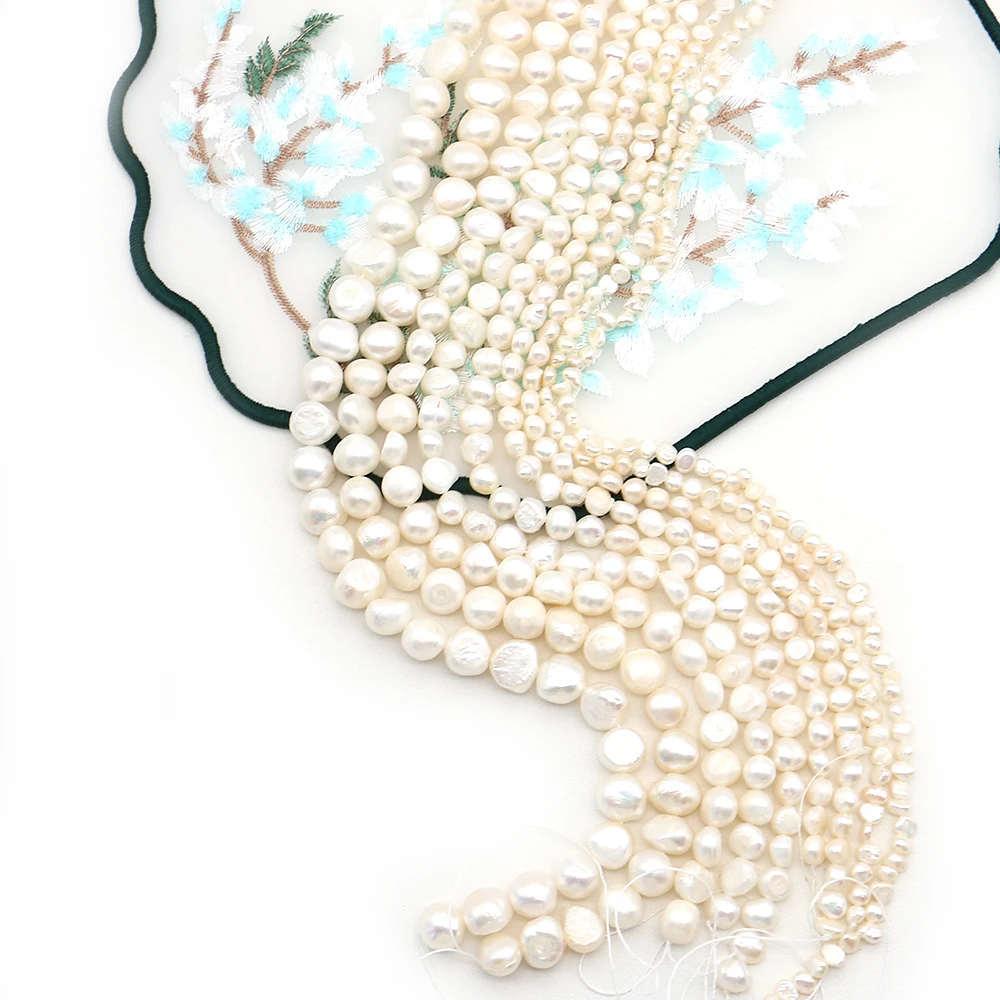 Natural Freshwater Pearl Beads 1 Strand Irregular Horizontal-hole Loose Bead Women Jewelry Make DIY Necklace Bracelet Accessory
Natural Freshwater Pearl Beads 1 Strand Irregular Horizontal-hole Loose Bead Women Jewelry Make DIY Necklace Bracelet Accessory