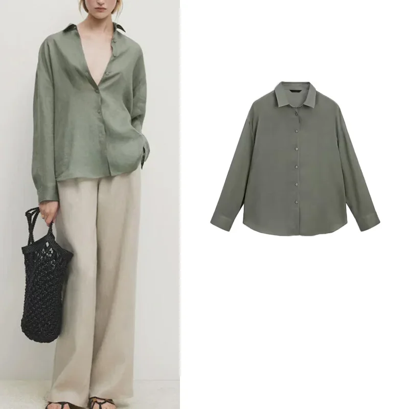 New Summer MD Women's irt Lightweight Drifting een Long Sve Turn-down Collar Commuter lect Sle 00% Polyester
New Summer MD Women's irt Lightweight Drifting een Long Sve Turn-down Collar Commuter lect Sle 00% Polyester