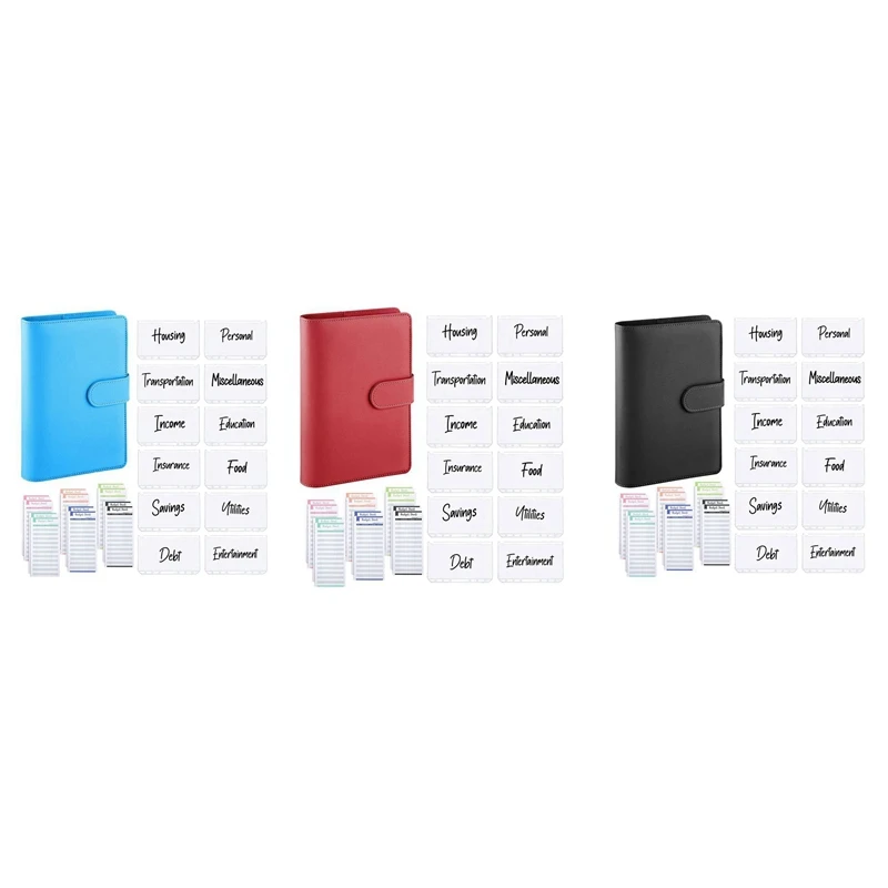 Top Deals 25Pcs A6 PU Leather Budget Binder Set, Binder Cover Personal Planner Binder For Money Saving Cash Envelopes System
Top Deals 25Pcs A6 PU Leather Budget Binder Set, Binder Cover Personal Planner Binder For Money Saving Cash Envelopes System
