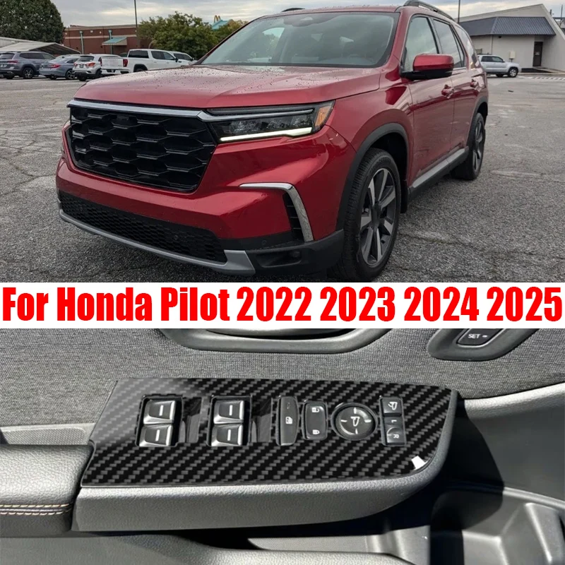 Для Honda Pilot 2022 2023 2024 2025 ABS автомобильный стеклоподъемник кнопка панель декоративная полоса аксессуары для модификации салона автомобиля 
Для Honda Pilot 2022 2023 2024 2025 ABS автомобильный стеклоподъемник кнопка панель декоративная полоса аксессуары для модификации салона автомобиля