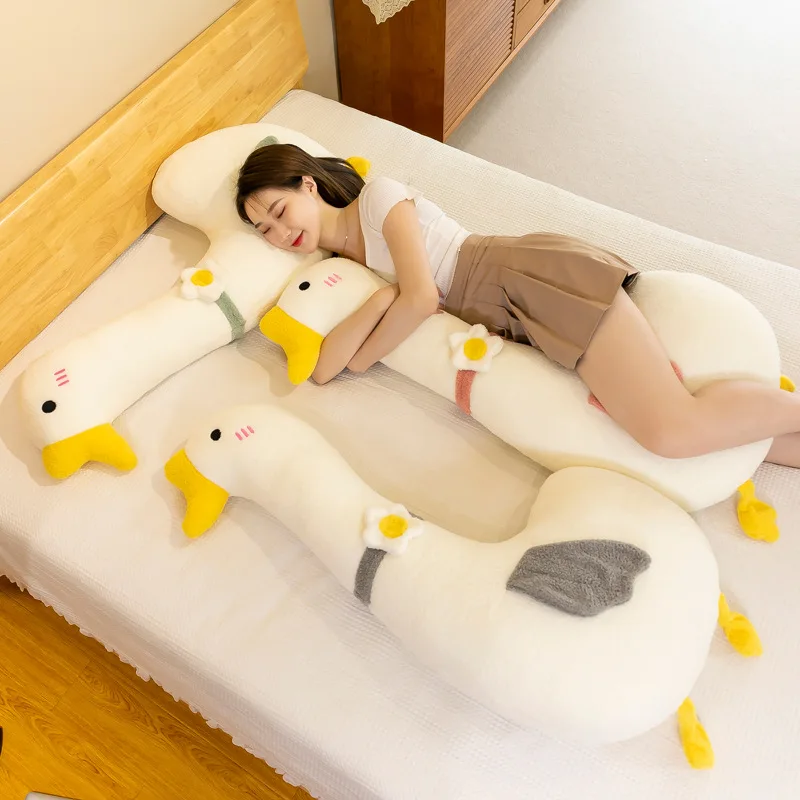 Long Neck Big Goose Plush Body Pillow, Cute Daisy Decor Stuffed Animal Soft Curved Hugging Cushion Sleeping Bolste Birthday Gift
Long Neck Big Goose Plush Body Pillow, Cute Daisy Decor Stuffed Animal Soft Curved Hugging Cushion Sleeping Bolste Birthday Gift