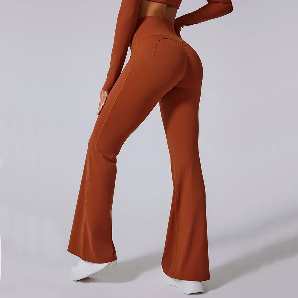 High Waist Flared Yoga Pants for Women Gym Fitness Running Training Sport Brown Yoga Leggings Belly Control Wide Workout Pants
High Waist Flared Yoga Pants for Women Gym Fitness Running Training Sport Brown Yoga Leggings Belly Control Wide Workout Pants