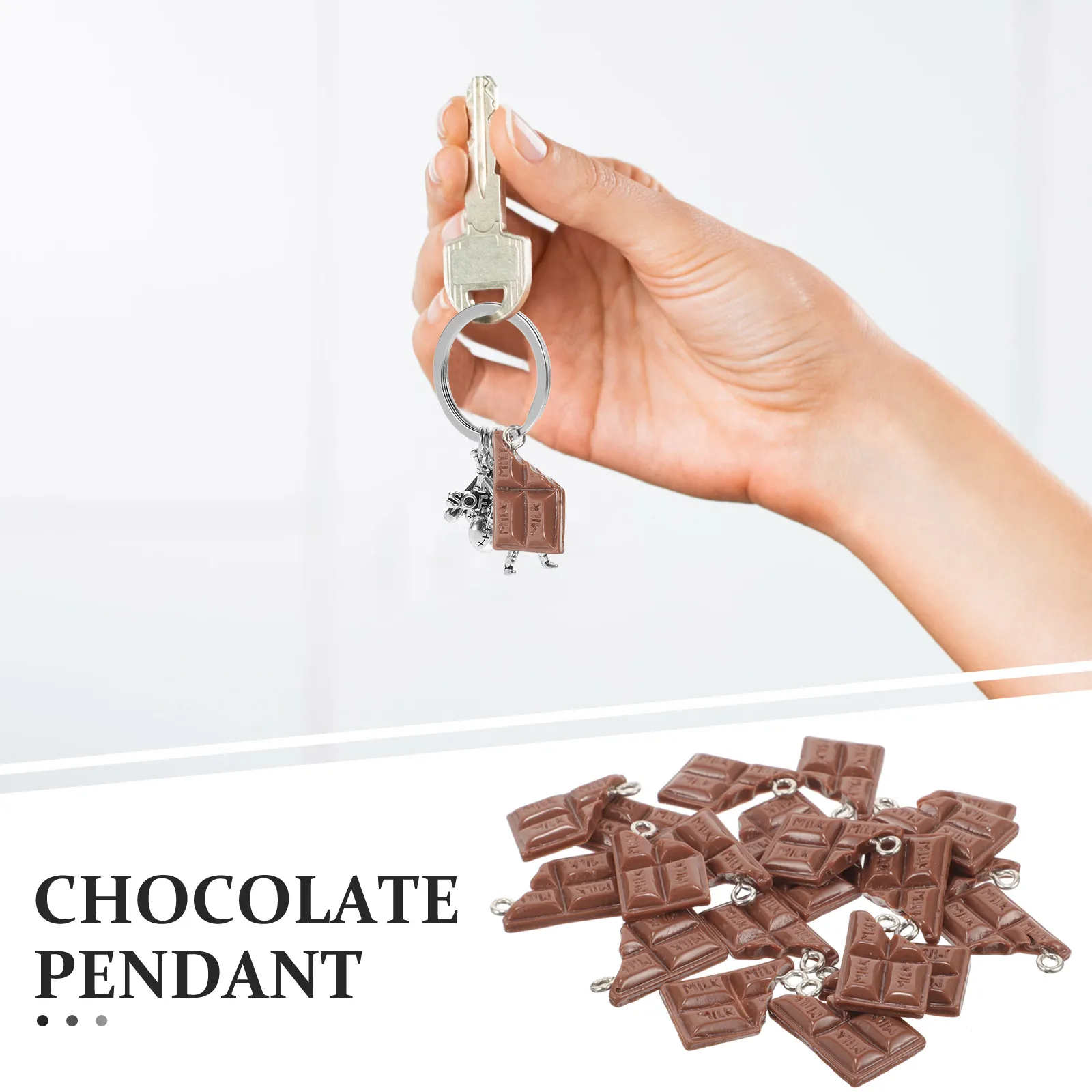 20pcs Chocolate Pendant Keychain Jewelry Accessories DIY Realistic Charms Vintage Necklace Findings Lightweight Gifts
20pcs Chocolate Pendant Keychain Jewelry Accessories DIY Realistic Charms Vintage Necklace Findings Lightweight Gifts
