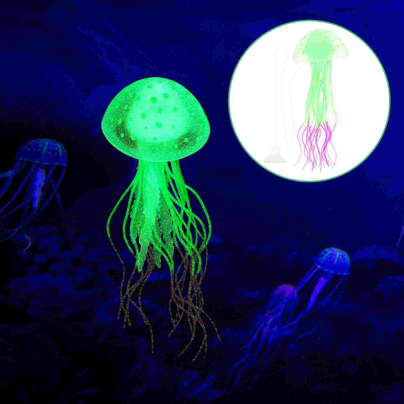 Simulated Fluorescent Jellyfish Aquarium Supplies Luminous Decor Decoration Accessories Wear-resistant Ornament Shine Glowing
Simulated Fluorescent Jellyfish Aquarium Supplies Luminous Decor Decoration Accessories Wear-resistant Ornament Shine Glowing